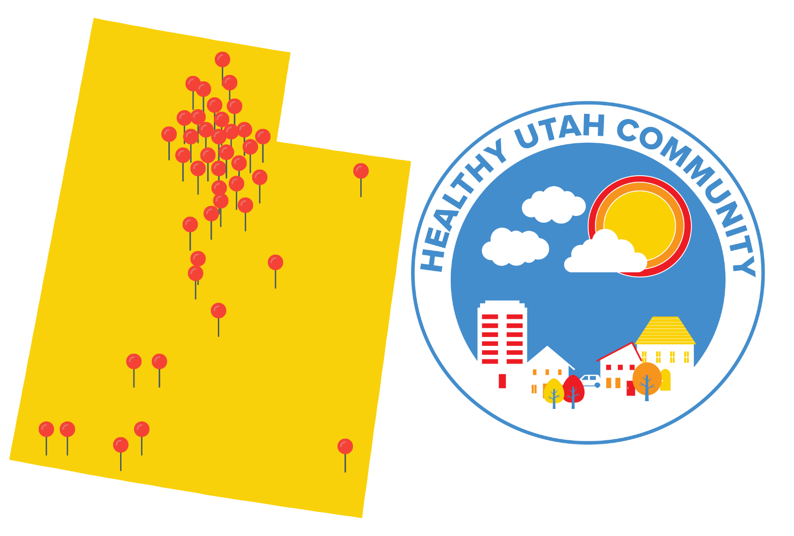 Fall 2023 Map Healthy Utah Community Instagram Post
